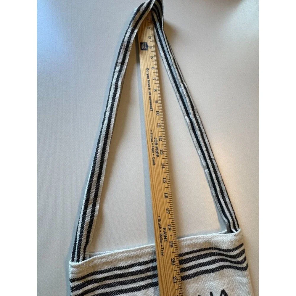 Columbian Cartagena Mochila Crossbody Bag Cream Black Print
